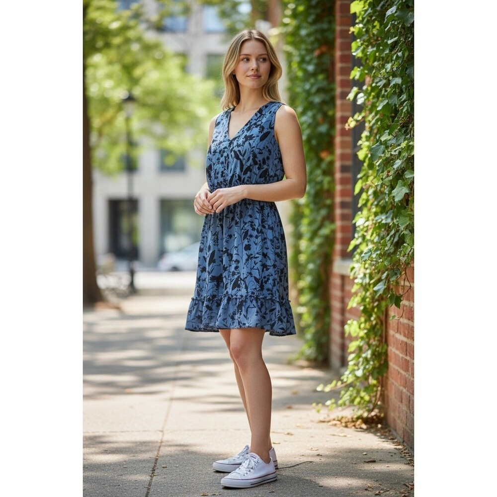 Parker Cambria Dress L Silk Floral Smocked Waist Fairy Grunge Luxury $328
